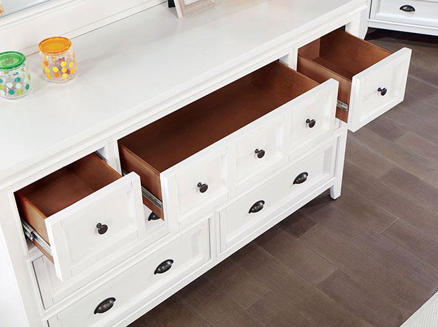 CASTILE Dresser, White - Furniture 4 Less Outlet (Salinas,CA)