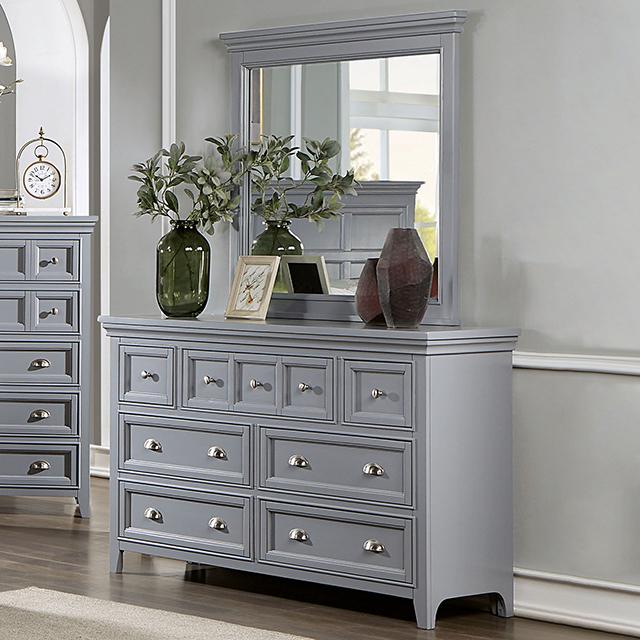 CASTLILE Dresser, Gray - Furniture 4 Less Outlet (Salinas,CA)