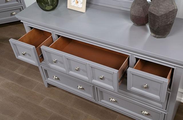 CASTLILE Dresser, Gray - Furniture 4 Less Outlet (Salinas,CA)
