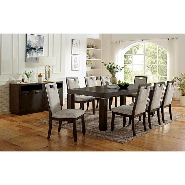CATERINA Dining Table w/ 1 x 18" Leaf - Furniture 4 Less Outlet (Salinas,CA)
