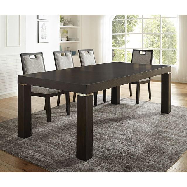 CATERINA Dining Table w/ 1 x 18" Leaf - Furniture 4 Less Outlet (Salinas,CA)