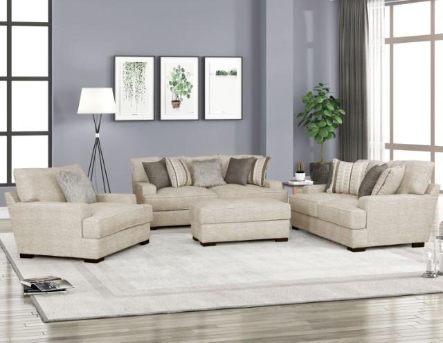 ARDENFOLD Ottoman, Beige & Gray - Furniture 4 Less Outlet (Salinas,CA)