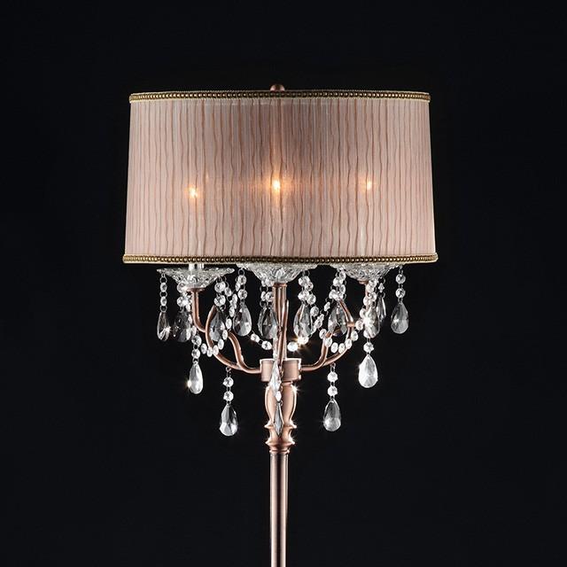 CECELIA Floor Lamp, Hanging Crystal - Furniture 4 Less Outlet (Salinas,CA)