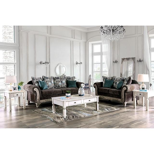 Cerise Love Seat - Furniture 4 Less Outlet (Salinas,CA)