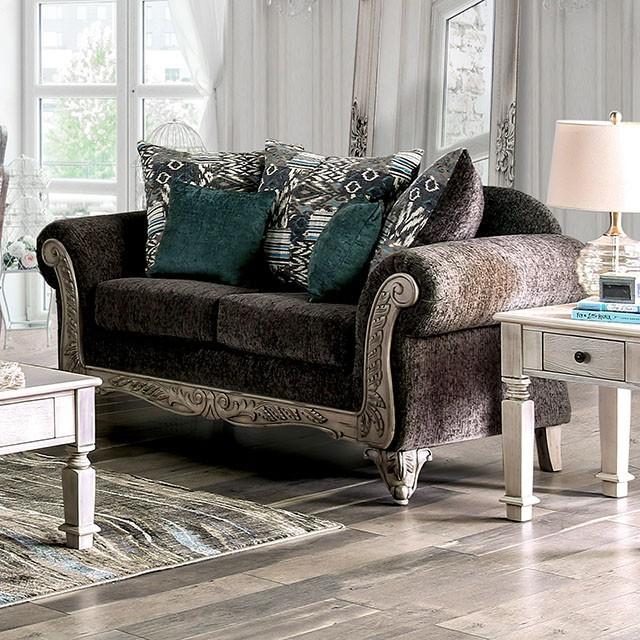 Cerise Love Seat - Furniture 4 Less Outlet (Salinas,CA)