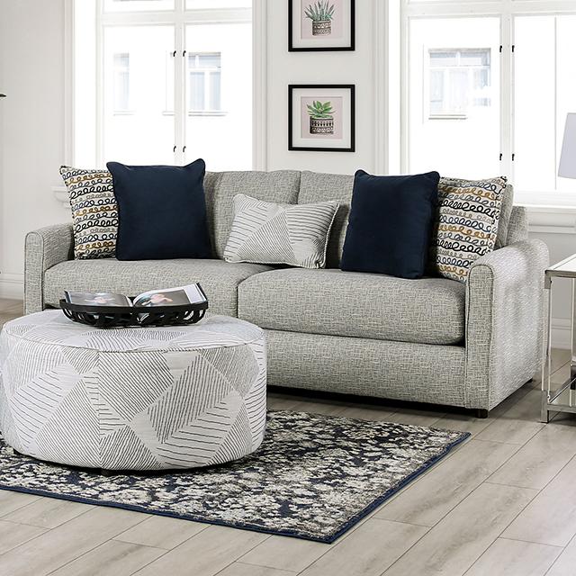 CHANCERY Sofa, Gray/Navy - Furniture 4 Less Outlet (Salinas,CA)
