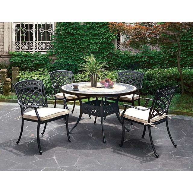 Charissa Round Patio Table - Furniture 4 Less Outlet (Salinas,CA)