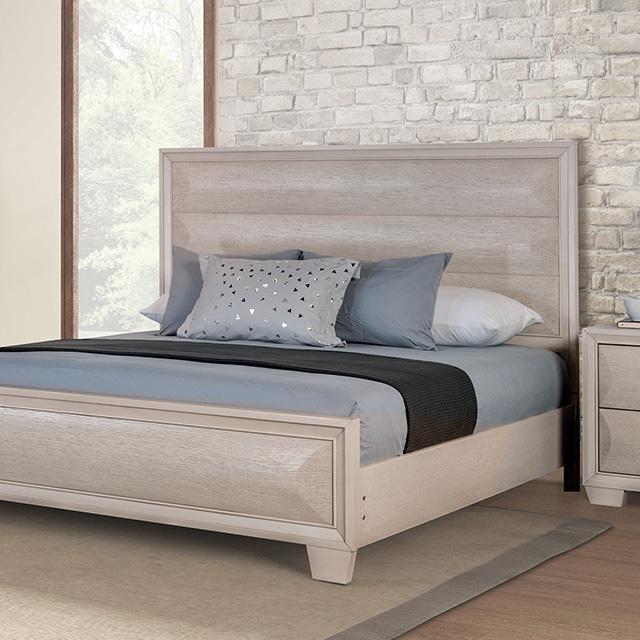 Chemnitz Bed Espresso & White - Furniture 4 Less Outlet (Salinas,CA)