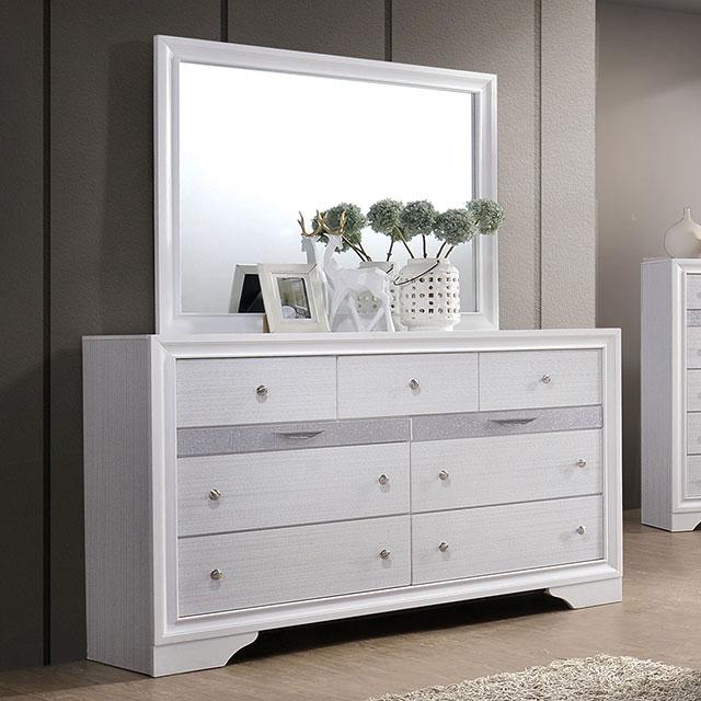 Chrissy White Dresser - Furniture 4 Less Outlet (Salinas,CA)