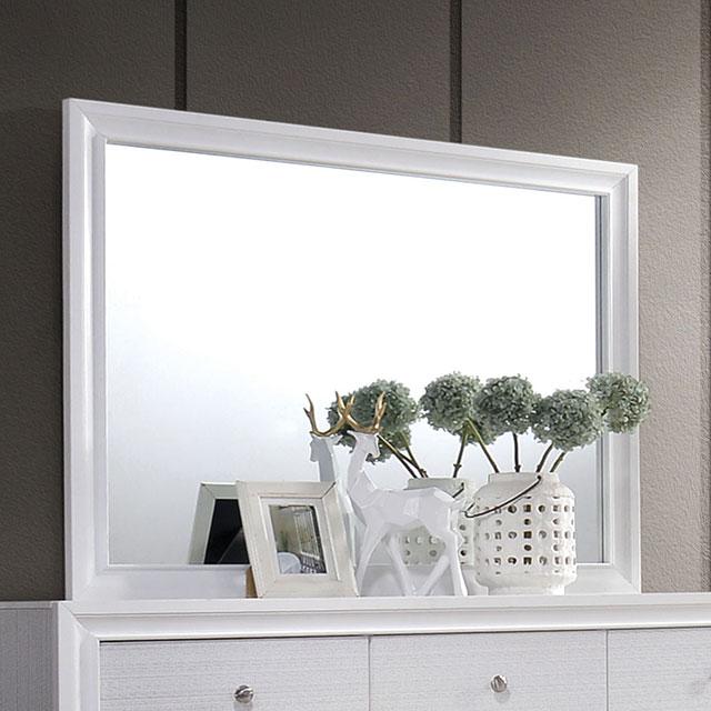 Chrissy White Mirror - Furniture 4 Less Outlet (Salinas,CA)