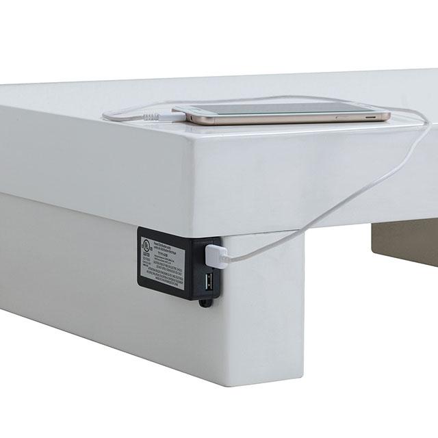 Christie Glossy White Dresser - Furniture 4 Less Outlet (Salinas,CA)
