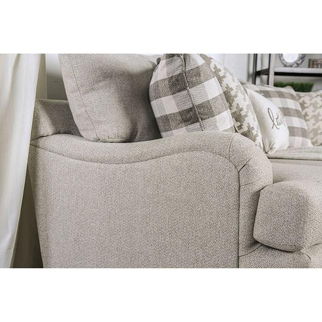 Christine Light Gray Love Seat - Furniture 4 Less Outlet (Salinas,CA)