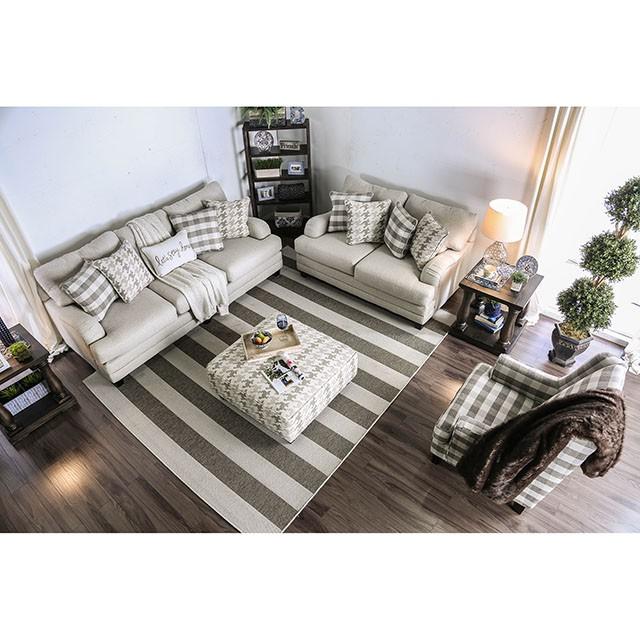 Christine Light Gray Love Seat - Furniture 4 Less Outlet (Salinas,CA)