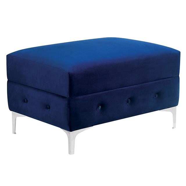 CIABATTONI Ottoman, Navy - Furniture 4 Less Outlet (Salinas,CA)
