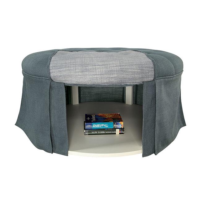 Claes Round Ottoman - Furniture 4 Less Outlet (Salinas,CA)