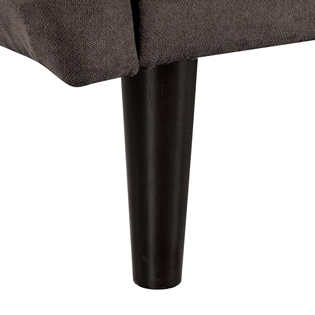 Aristide Futon Sofa Grey & Brown - Furniture 4 Less Outlet (Salinas,CA)