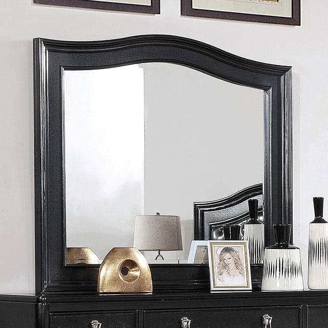 Ariston Mirror White, Silver, & Black - Furniture 4 Less Outlet (Salinas,CA)