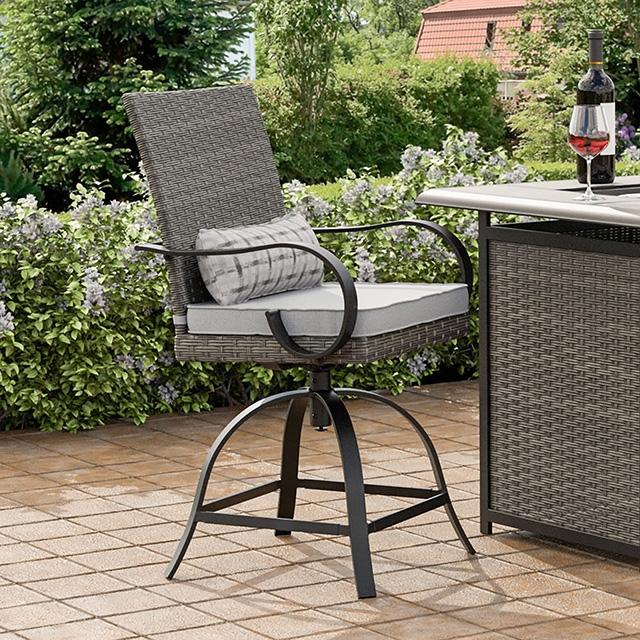 Arosa Counter Ht. Swivel Arm Chair (2/CTN) - Furniture 4 Less Outlet (Salinas,CA)