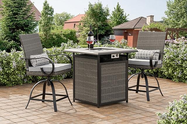 Arosa Fire Pit Counter Ht. Table - Furniture 4 Less Outlet (Salinas,CA)