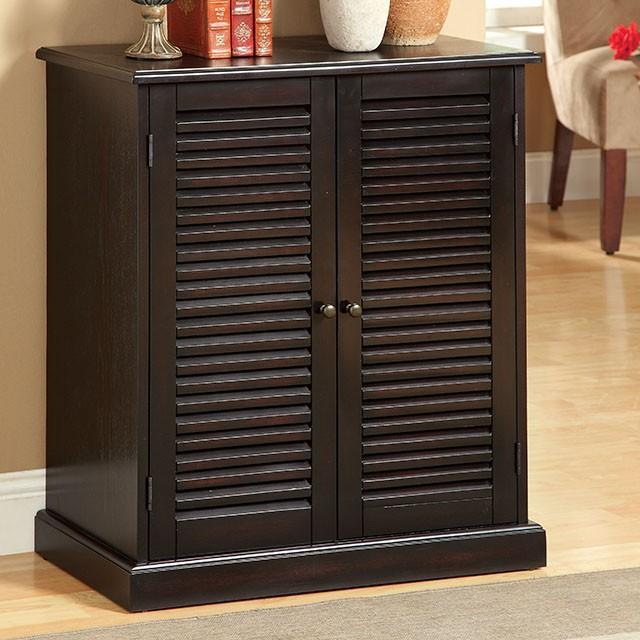 Della Espresso Shoe Cabinet - Furniture 4 Less Outlet (Salinas,CA)