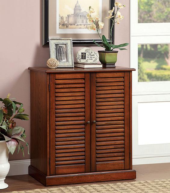 Della Oak Shoe Cabinet - Furniture 4 Less Outlet (Salinas,CA)