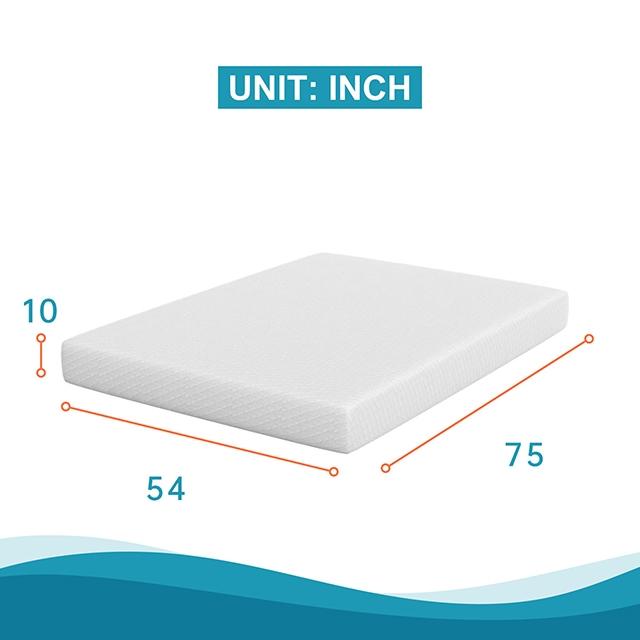 Artemisia 10" E.King, Full, Twin, & Queen Memory Foam Mattress - Furniture 4 Less Outlet (Salinas,CA)