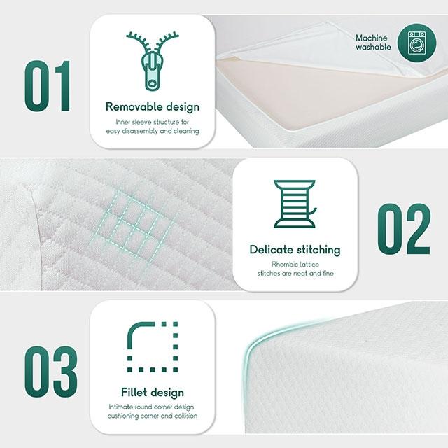 Artemisia 6" Full, Queen, & Twin Memory Foam Mattress - Furniture 4 Less Outlet (Salinas,CA)