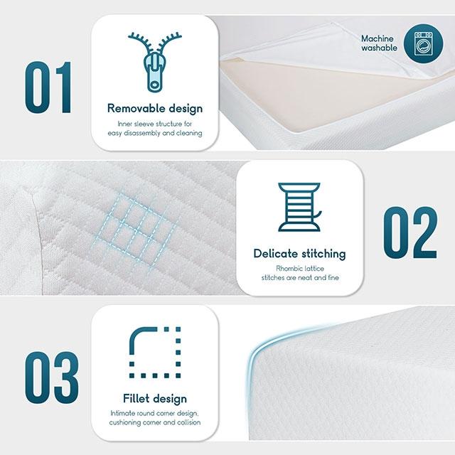 Artemisia 6" Full, Queen, & Twin Memory Foam Mattress - Furniture 4 Less Outlet (Salinas,CA)