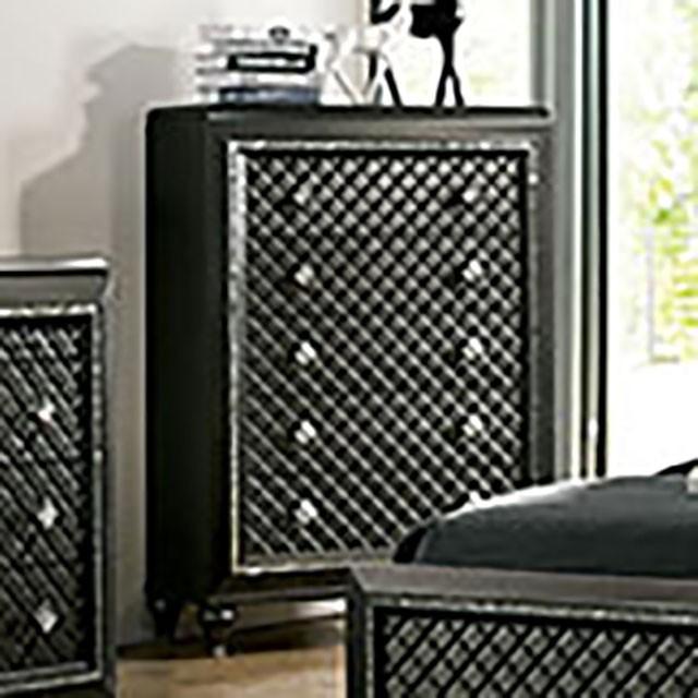 Demetria Metallic Gray Chest - Furniture 4 Less Outlet (Salinas,CA)