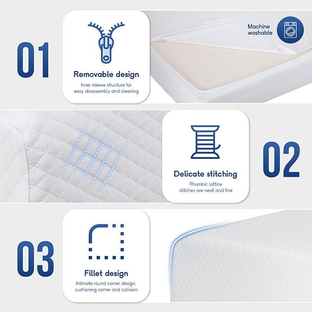 Artemisia 6" Full, Queen, & Twin Memory Foam Mattress - Furniture 4 Less Outlet (Salinas,CA)