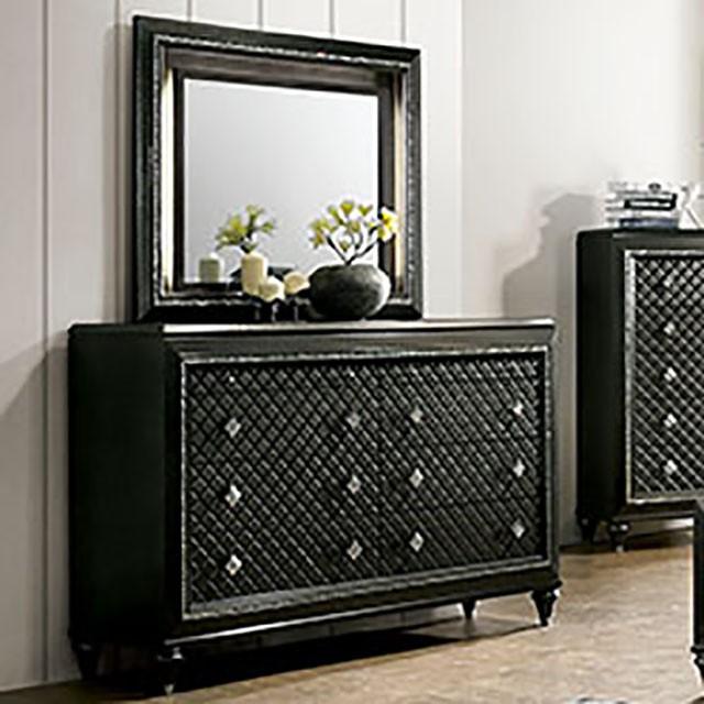 Demetria Metallic Gray Dresser - Furniture 4 Less Outlet (Salinas,CA)
