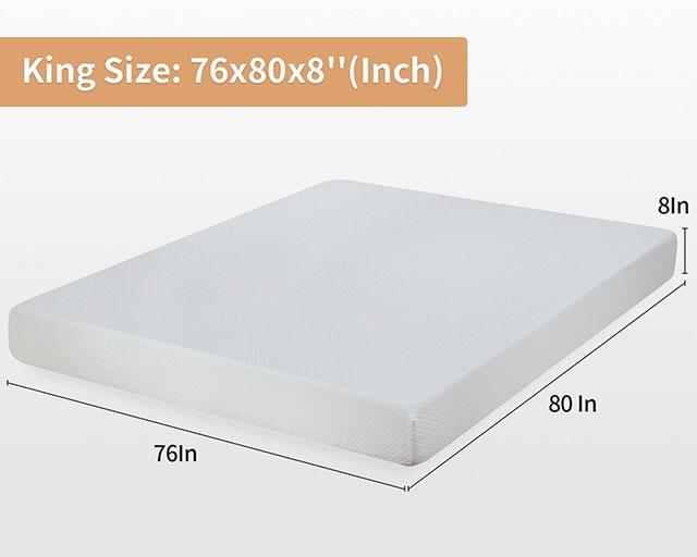 Artemisia 8" Cal. King, E.King, Full, & Queen Memory Foam Mattress - Furniture 4 Less Outlet (Salinas,CA)