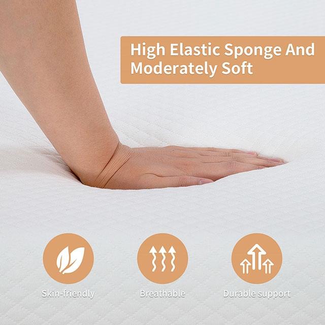 Artemisia 8" Memory Foam Mattress White - Furniture 4 Less Outlet (Salinas,CA)