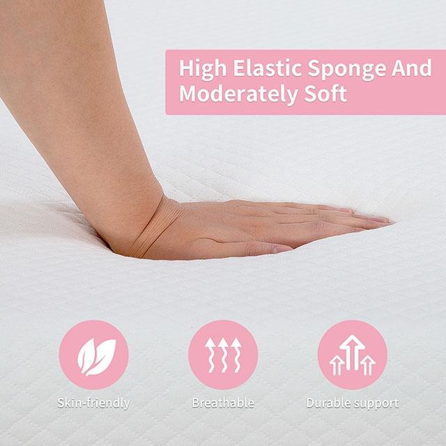Artemisia 8" Memory Foam Mattress White - Furniture 4 Less Outlet (Salinas,CA)