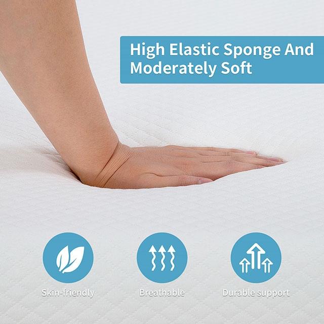 Artemisia 8" Memory Foam Mattress White - Furniture 4 Less Outlet (Salinas,CA)