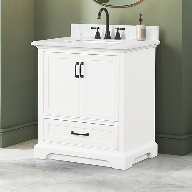 Arthur Vanity with Top/ Sink - Furniture 4 Less Outlet (Salinas,CA)