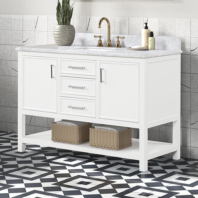 Arthur Vanity with Top/ Sink - Furniture 4 Less Outlet (Salinas,CA)