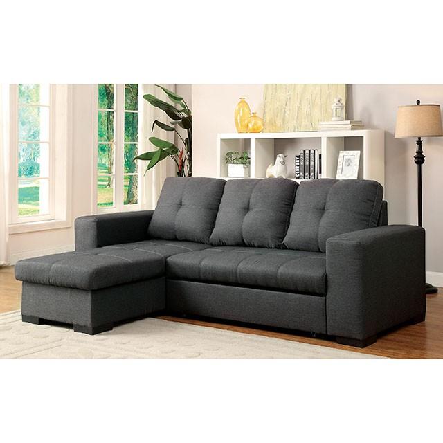 DENTON Sectional, Gray - Furniture 4 Less Outlet (Salinas,CA)