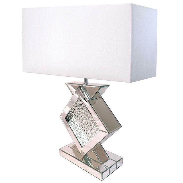 DESMA Table Lamp, Champagne/White - Furniture 4 Less Outlet (Salinas,CA)