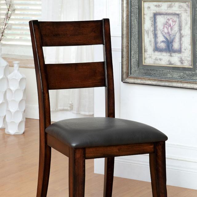 DICKINSON I Dark Cherry Side Chair (2/CTN) - Furniture 4 Less Outlet (Salinas,CA)