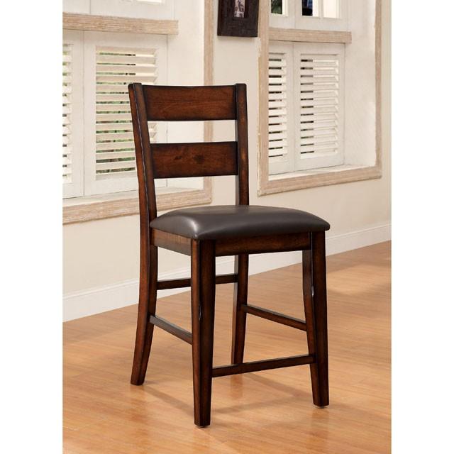 DICKINSON II Dark Cherry Counter Ht. Chair (2/CTN) - Furniture 4 Less Outlet (Salinas,CA)