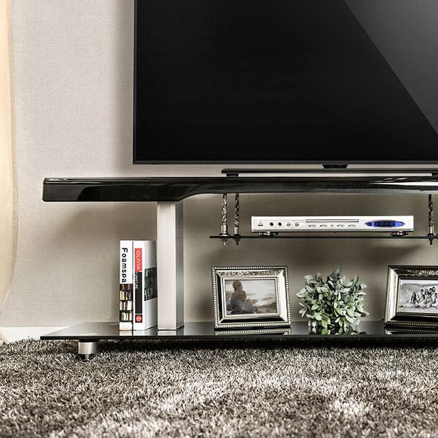 Dietrich Black 60" TV Console - Furniture 4 Less Outlet (Salinas,CA)