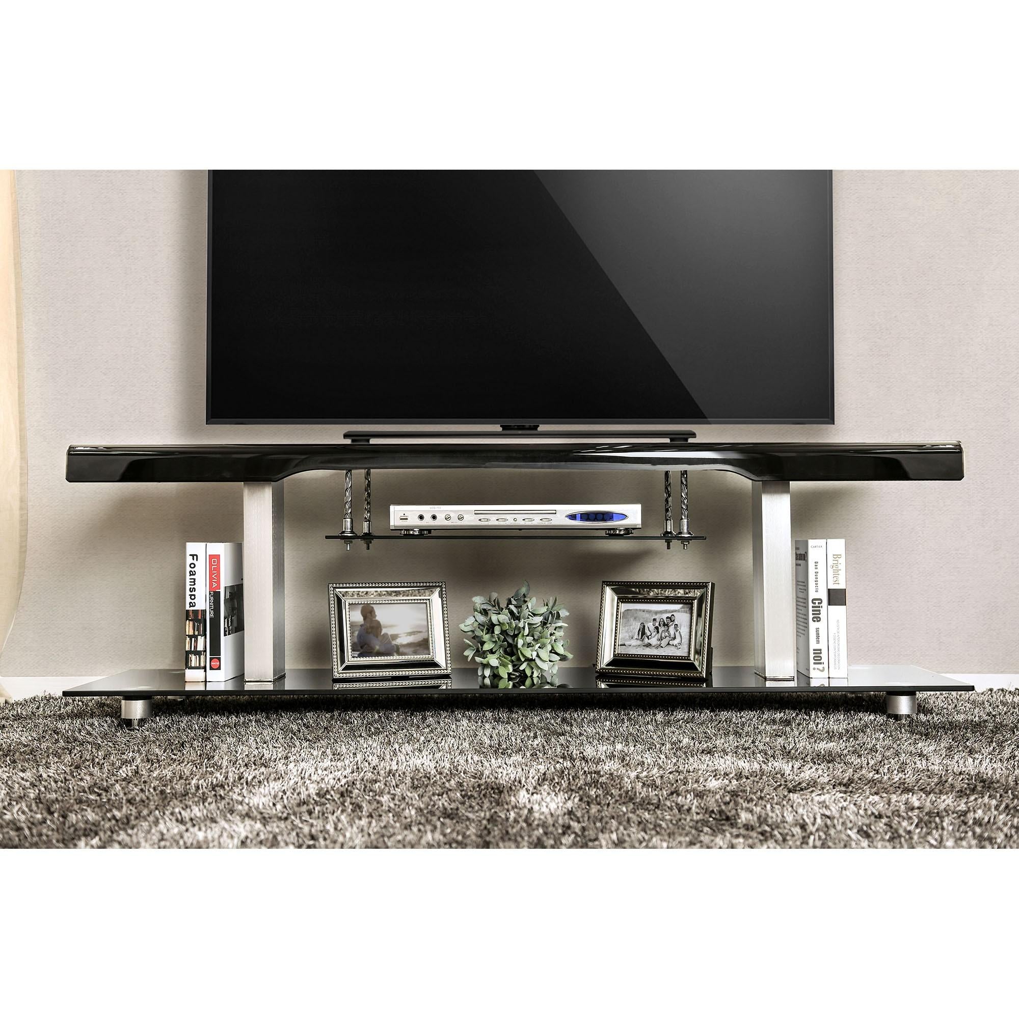 Dietrich Black 60" TV Console - Furniture 4 Less Outlet (Salinas,CA)