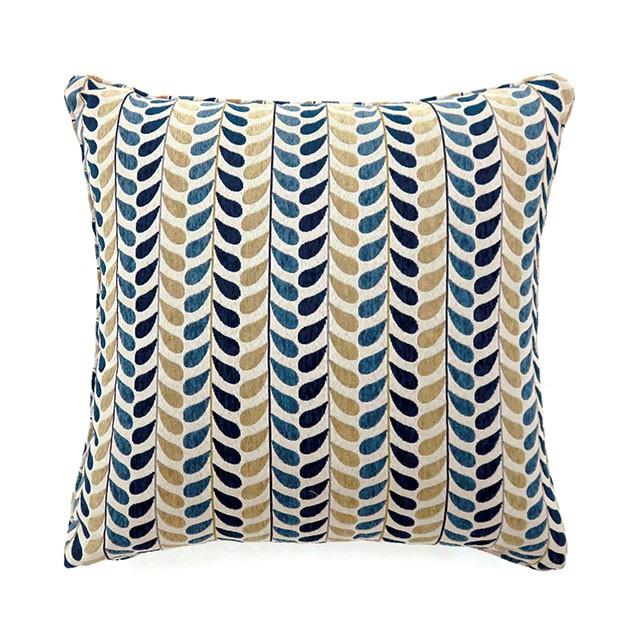 DROPP 18" X 18" Pillow, Blue & Yellow (2/CTN) - Furniture 4 Less Outlet (Salinas,CA)
