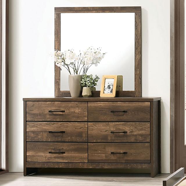DUCKWORTH Dresser, Light Walnut - Furniture 4 Less Outlet (Salinas,CA)