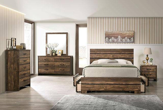 DUCKWORTH Dresser, Light Walnut - Furniture 4 Less Outlet (Salinas,CA)