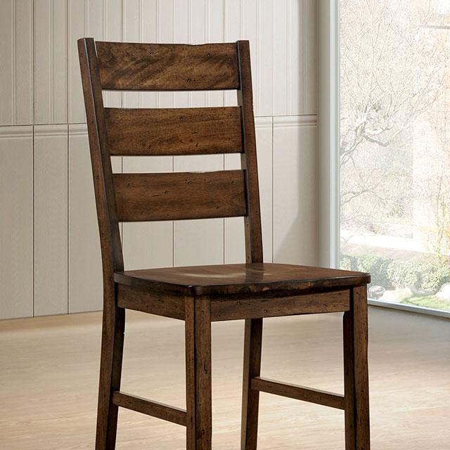 Dulce Walnut Side Chair (2/CTN) - Furniture 4 Less Outlet (Salinas,CA)