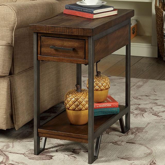 Dundalk Dark Oak Side Table - Furniture 4 Less Outlet (Salinas,CA)