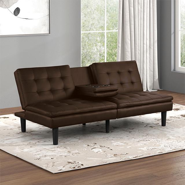 Eidsberg Futon Sofa Bed Orange, Grey, Brown, & Black - Furniture 4 Less Outlet (Salinas,CA)