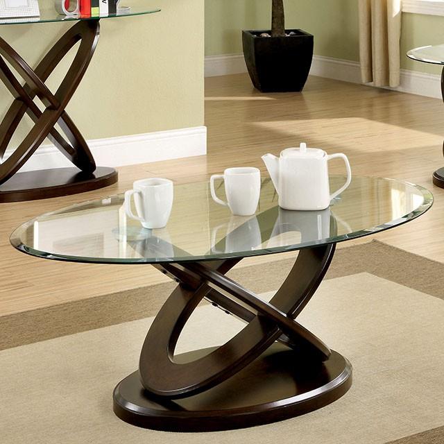 Atwood II Dark Walnut Coffee Table - Furniture 4 Less Outlet (Salinas,CA)